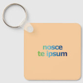 Nosce Te Ipsum -汝を知れ- 表現 キーホルダー (正面)