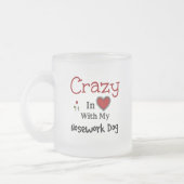 Nosework犬 フロストグラスマグカップ (左)