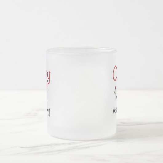 Nosework犬 フロストグラスマグカップ (中央)