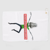 Nosey business ゴルフタオル (横)