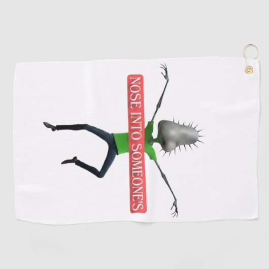 Nosey business ゴルフタオル (横)
