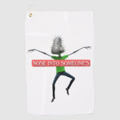 Nosey business ゴルフタオル (正面)