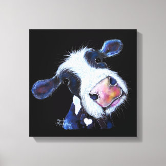 NoSeY CoW ' BeRTHa BeeTRooT ' BY SHiRLeY MacARTHuR キャンバスプリント