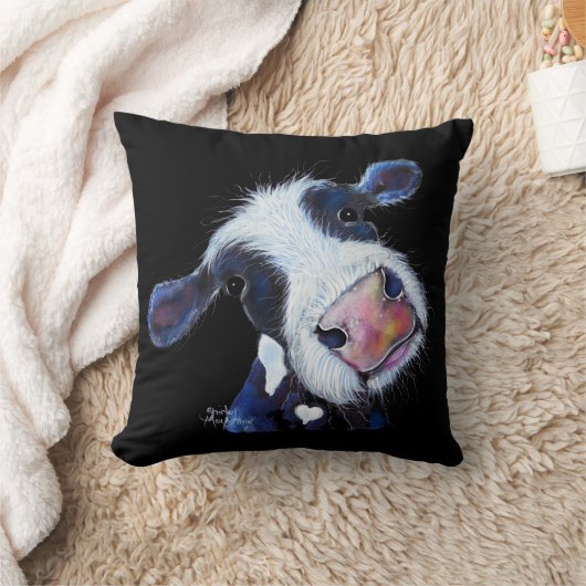 NoSeY CoW ' BeRTHa BeeTRooT ' BY SHiRLeY MacARTHuR クッション (ブランケット)