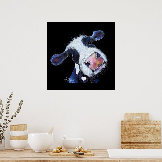 NoSeY CoW ' BeRTHa BeeTRooT ' BY SHiRLeY MacARTHuR ポスター (キッチン)