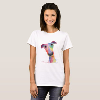 Nosey Dog Wippet Greyhound 'HANK' Tシャツトップ Tシャツ