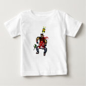 Nosey Robot Fan Adventure Shirt ベビーTシャツ (正面)