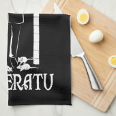 Nosferatuの吸血鬼 キッチンタオル (四つ折り)