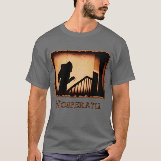 Nosferatuの恐い吸血鬼プロダクト Tシャツ (正面)