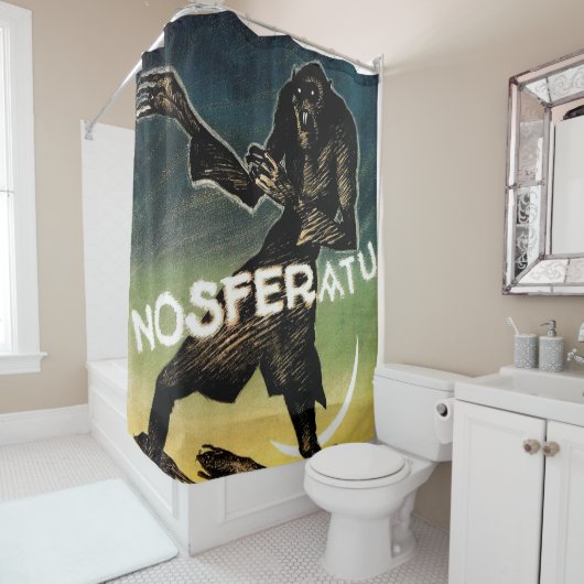 Nosferatuの映画のポスター シャワーカーテン (インサイチュ)
