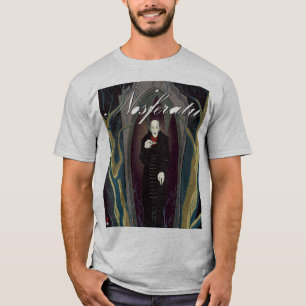 NosferatuベーシックなグレーTシャツ Tシャツ