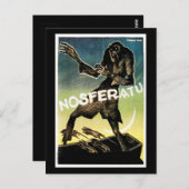 Nosferatuヴィンテージ映画ポスター葉書 ポストカード (正面/裏面)