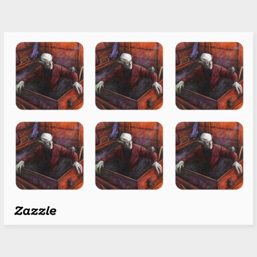 Nosferatu Demeter Full Scene Sticker スクエアシール (シート)