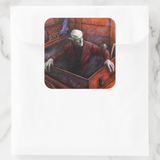 Nosferatu Demeter Full Scene Sticker スクエアシール (バッグ)