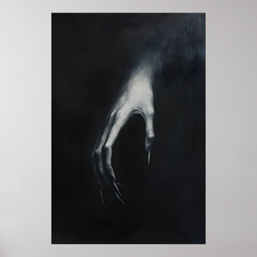 Nosferatu Dracula Clawed Hand in Darkness, Gothic ポスター (正面)