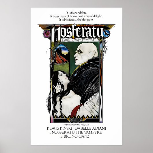 Nosferatu Movie Poster A2  Matte Art Print. 18th ポスター (正面)