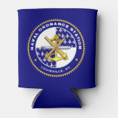 NOSLロゴ戦艦プログラムクーラーボックス 缶クーラー (正面)