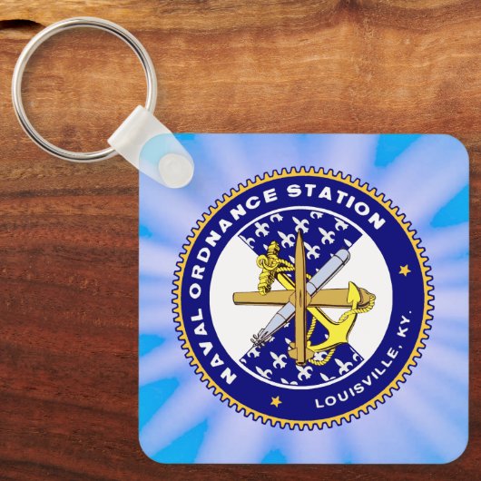 NOSLロゴ/戦艦キーチェーン キーホルダー (正面)