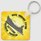 NOSLロゴ/戦艦キーチェーン キーホルダー (裏面)