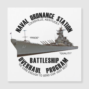 NOSL戦艦オーバーホールプログラムフラットマグネット