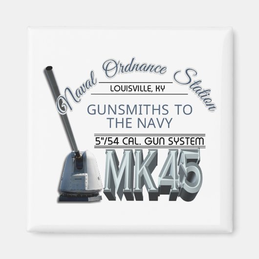 NOSL Mk45ガンシステム磁石 マグネット (正面)