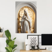 Nossa Senhora de Fatima - ByCreativeMinds ポスター (ホームオフィス)