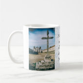 Nossa Senhora do Cabo Sanctuary,クロスと教会 コーヒーマグカップ (左)