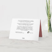 nostalgiaカーユーモアのあるド – 家族との魚釣り カード (裏面)