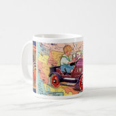 NOSTALGIA '30s BOY PEDAL CAR USAマップテーマ コーヒーマグカップ (正面左)