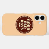 Nostalgic 70s Good Old Days Club Quote Case-Mate iPhoneケース (裏面 (横))