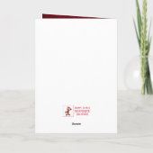 Nostalgic Candlelit Tree Christmas Card シーズンカード (裏面)