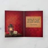 Nostalgic Candlelit Tree Christmas Card シーズンカード (内部)