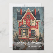 Nostalgic Christmas House Digital Holiday Card シーズンカード (正面)