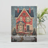 Nostalgic Christmas House Digital Holiday Card シーズンカード (スタンド正面)