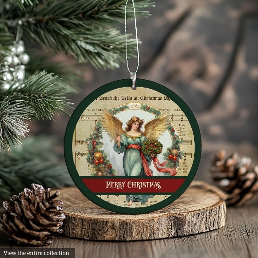 Nostalgic Christmas Ornament Vintage Angel Accent オーナメント
