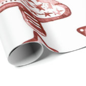 Nostalgic Christmas Red ラッピングペーパー (ロールコーナー)