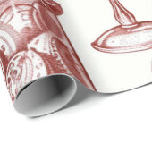 Nostalgic Christmas Red ラッピングペーパー (ロールコーナー)