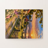 Nostalgic Countryside Sunset Jigsaw Puzzle ジグソーパズル (横)