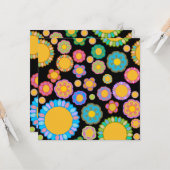 Nostalgic Flora Black カード (正面/裏面インサイチュ)