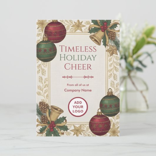 Nostalgic Heirloom Holiday Client Logo Ready Pack シーズンカード (スタンド正面)