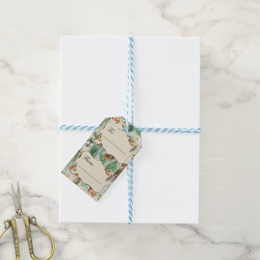 Nostalgic Kitschmas  ギフトタグ (より糸付き)