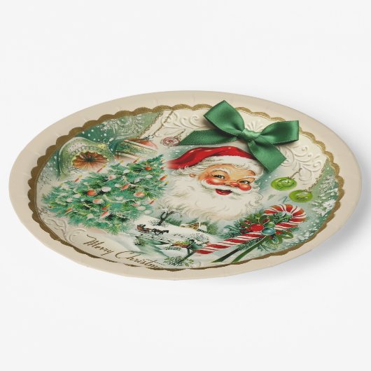 Nostalgic Kitschmas  ペーパープレート (アングル)