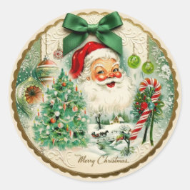 Nostalgic Kitschmas  ラウンドシール