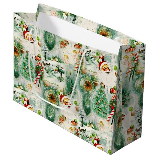 Nostalgic Kitschmas  ラージペーパーバッグ (正面アングル)