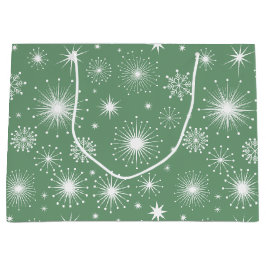 Nostalgic Kitschmas Stars ラージペーパーバッグ