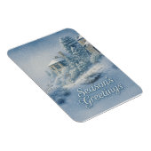 Nostalgic North Rim Lodge Winter Scenery マグネット (右側)