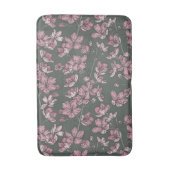 Nostalgic Pink Floral French Country バスマット (正面縦)