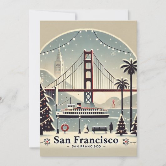 Nostalgic San Francisco Christmas シーズンカード (正面)