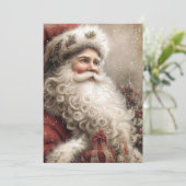 Nostalgic Santa Claus Happy Holidays Flat カード (スタンド正面)