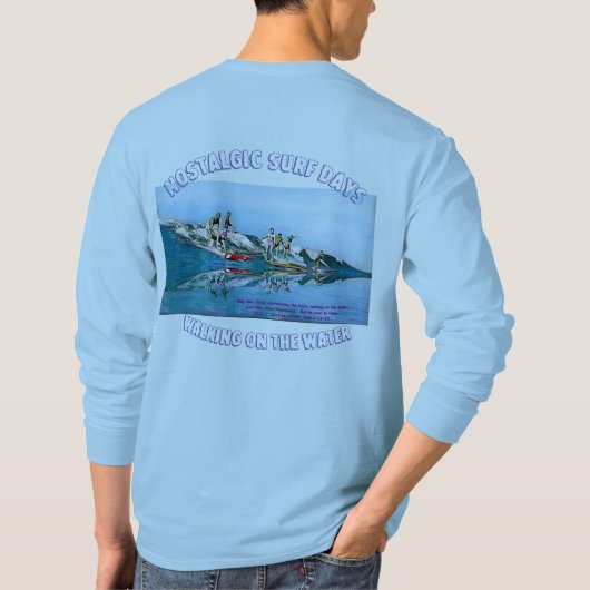 Nostalgic Surf Days  Tシャツ (裏面)